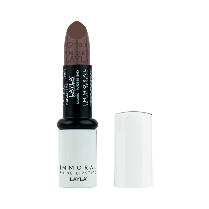 Layla Cosmetics Immoral Shine Lipstick No 33 Unwrap Me - Ruj Intens Hidratant
