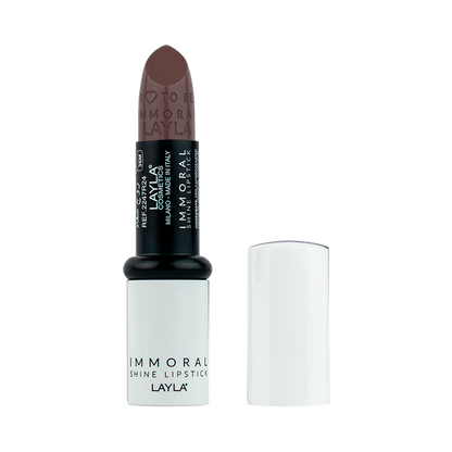 Layla Cosmetics Immoral Shine Lipstick No 33 Unwrap Me - Ruj Intens Hidratant
