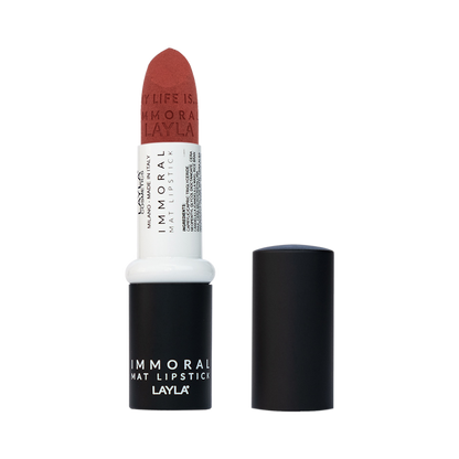 Layla Cosmetics Immoral Mat Lipstick No 5 Galvanize - Ruj Intens Mat