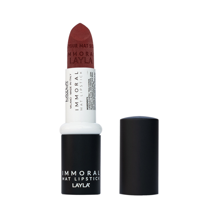 Layla Cosmetics Immoral Mat Lipstick No 8 Nairobi - Ruj Intens Mat