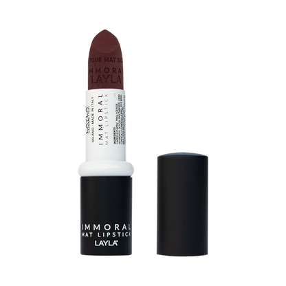 Layla Cosmetics Immoral Mat Lipstick No 9 Macabre - Ruj Intens Mat
