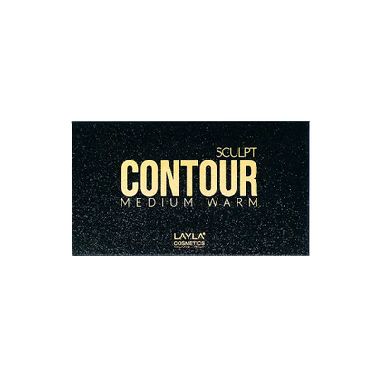 Layla Cosmetics Sculpt Contour Medium Warm - Paleta pentru Contur in Nuante Calde