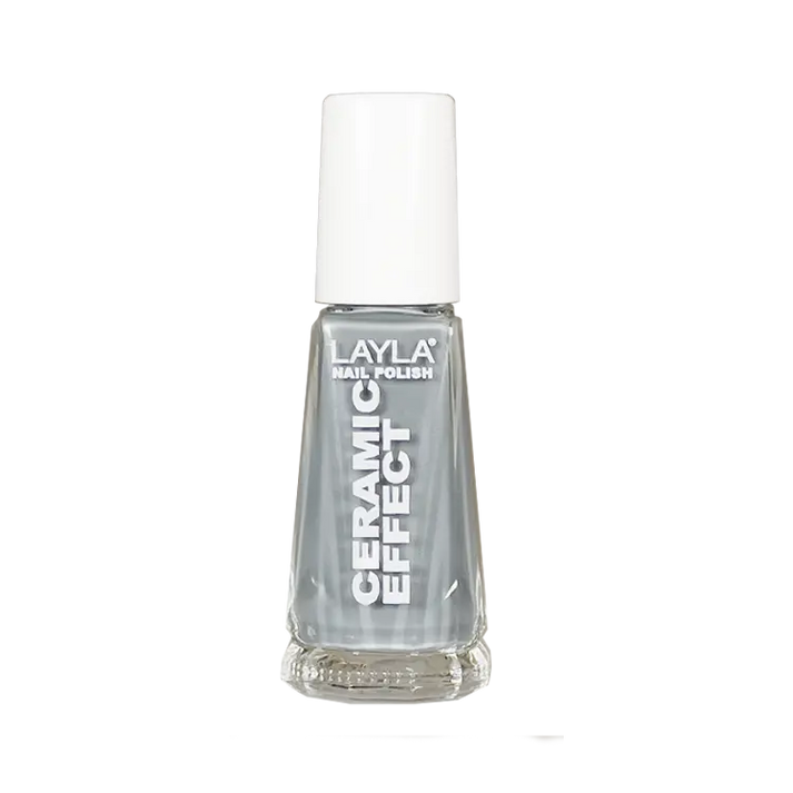 Layla Cosmetics Nail Polish Ceramic Effect Quiet N.121 Snooze - Lac de Unghii Clasic