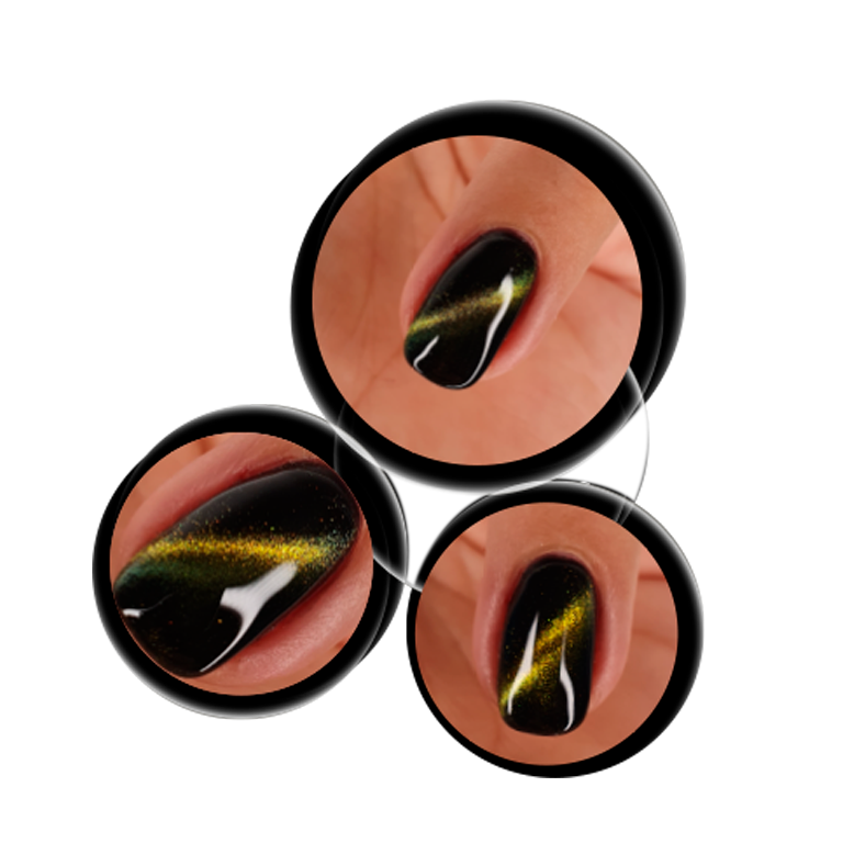 Layla Cosmetics Cat Eye Gel Polish N.2 Snobby - Oja Semipermanenta Efect Cat Eye
