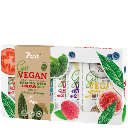Set Cadou 7DAYS GoVegan Healthy Week Color Diet 7 Masti Calendar