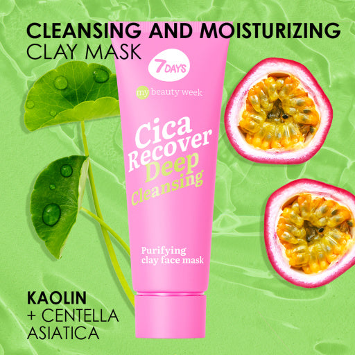 Masca Argila Faciala 7DAYS My Beauty Week Cica Recover Purifianta 80ml