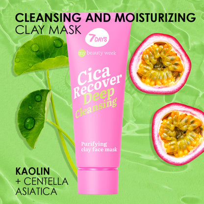 Masca Argila Faciala 7DAYS My Beauty Week Cica Recover Purifianta 80ml