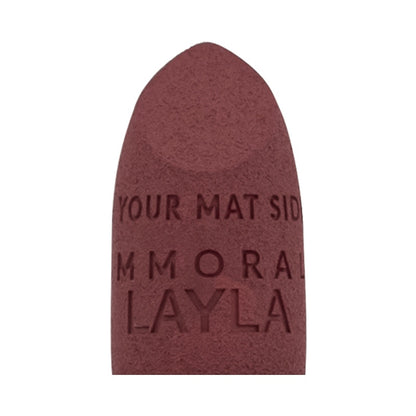 Layla Cosmetics Immoral Mat Lipstick No 18 Baba - Ruj Intens Mat