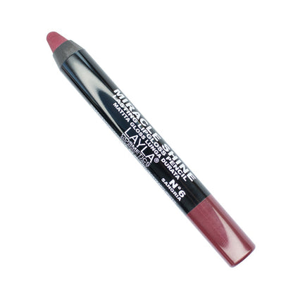 Layla Cosmetics Miracle Shine Lasting Lipgloss Pencil No 6 - Ruj Stralucitor de Lunga Durata
