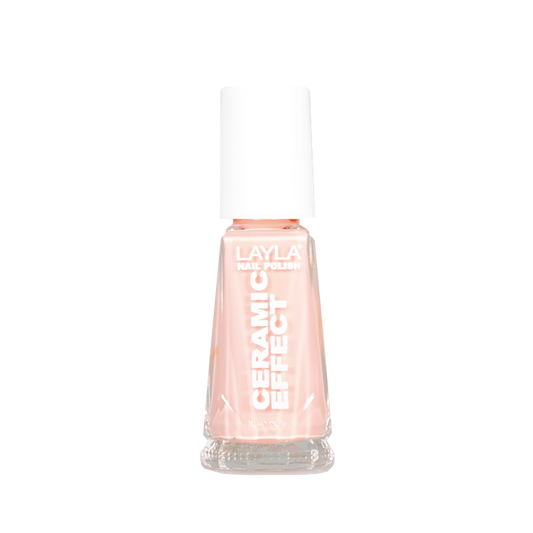 Layla Cosmetics Nail Polish Ceramic Effect N.113 Princess Skin - Lac de Unghii Clasic