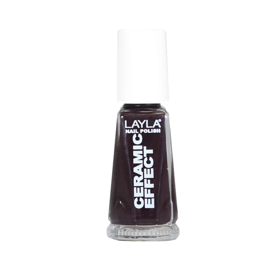 Layla Cosmetics Nail Polish Ceramic Effect N.15 Cabernet - Lac de Unghii Clasic