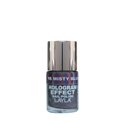 Layla Cosmetics Hologram Effect N.15 Misty Blush - Lac de Unghii Clasic cu Efect Holografic