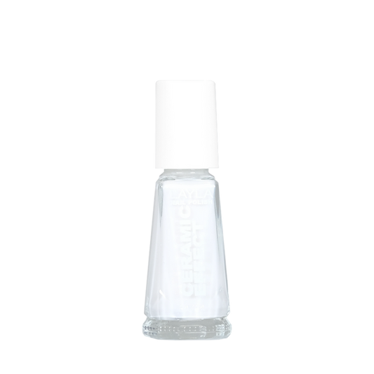 Layla Cosmetics Nail Polish Ceramic Effect N.1 Soft White - Lac de Unghii Clasic