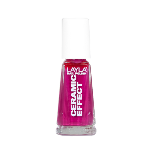 Layla Cosmetics Nail Polish Ceramic Effect N.22 Tuscany Grapes - Lac de Unghii Clasic