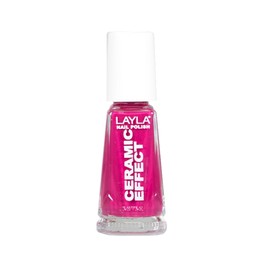 Layla Cosmetics Nail Polish Ceramic Effect N.23 Wine Desire - Lac de Unghii Clasic