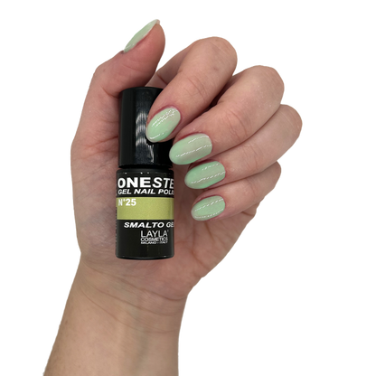 Layla Cosmetics One Step Gel Nail Polish N.25 Lime Love - Oja Semipermanenta