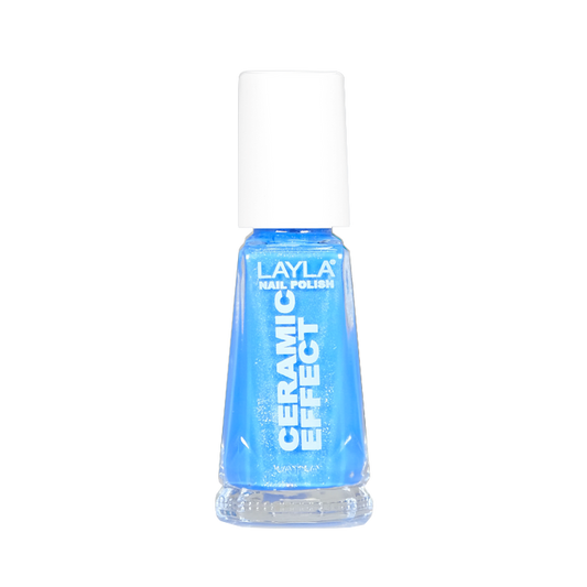 Layla Cosmetics Nail Polish Ceramic Effect N.29 Ocean Breeze - Lac de Unghii Clasic