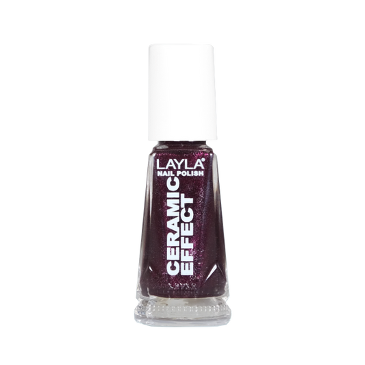 Layla Cosmetics Nail Polish Ceramic Effect N.30 Deep Bordeaux - Lac de Unghii Clasic