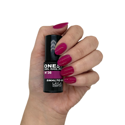 Layla Cosmetics One Step Gel Nail Polish N.36 Tati Love - Oja Semipermanenta