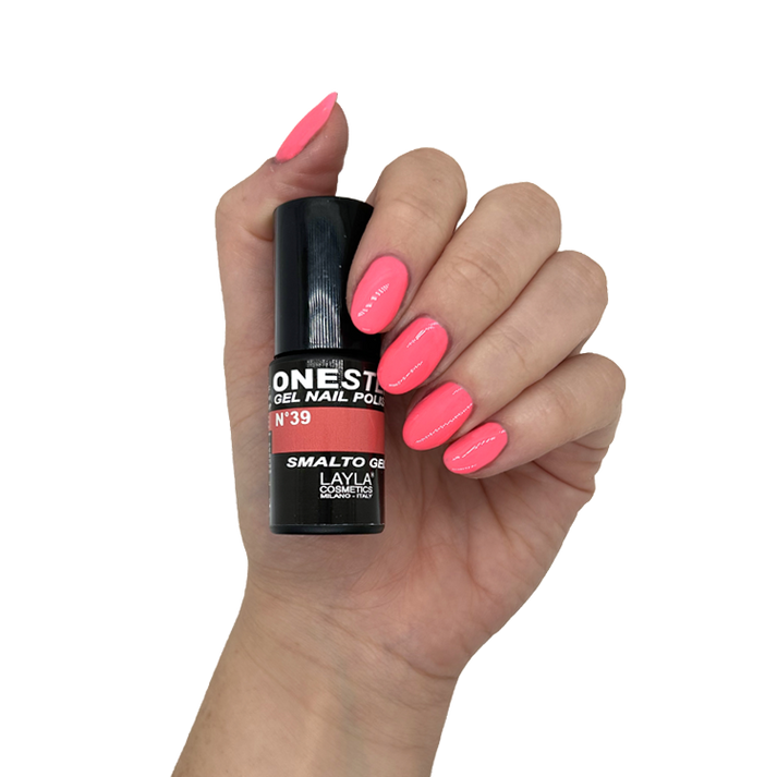 Layla Cosmetics One Step Gel Nail Polish N.39 Mademoiselle - Oja Semipermanenta
