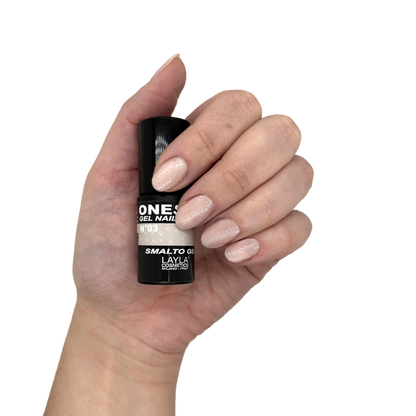 Layla Cosmetics One Step Gel Nail Polish N.3 Ballerina - Oja Semipermanenta
