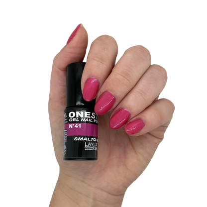 Layla Cosmetics One Step Gel Nail Polish N.41 Minnie Pink - Oja Semipermanenta