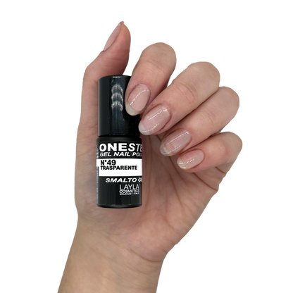 Layla Cosmetics One Step Gel Nail Polish N.49 Trasparent - Oja Semipermanenta