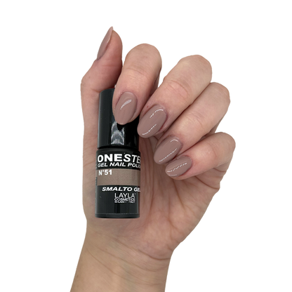 Layla Cosmetics One Step Gel Nail Polish N.51 Choco Love - Oja Semipermanenta