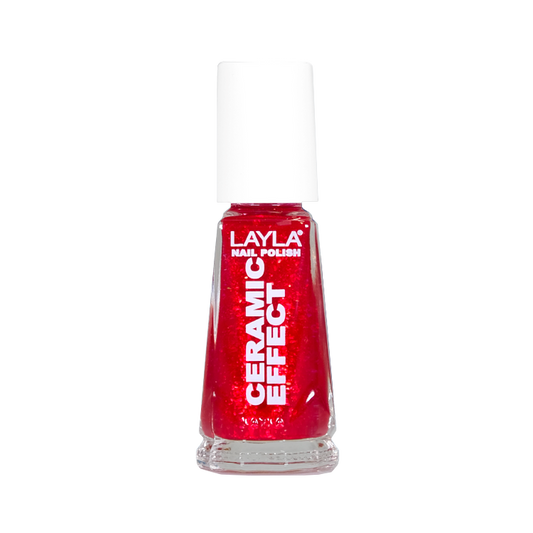 Layla Cosmetics Nail Polish Ceramic Effect N.53 Killing Red - Lac de Unghii Clasic