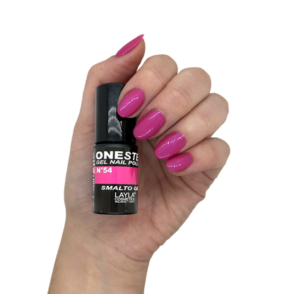 Layla Cosmetics One Step Gel Nail Polish N.54 Kiss My Magenta - Oja Semipermanenta