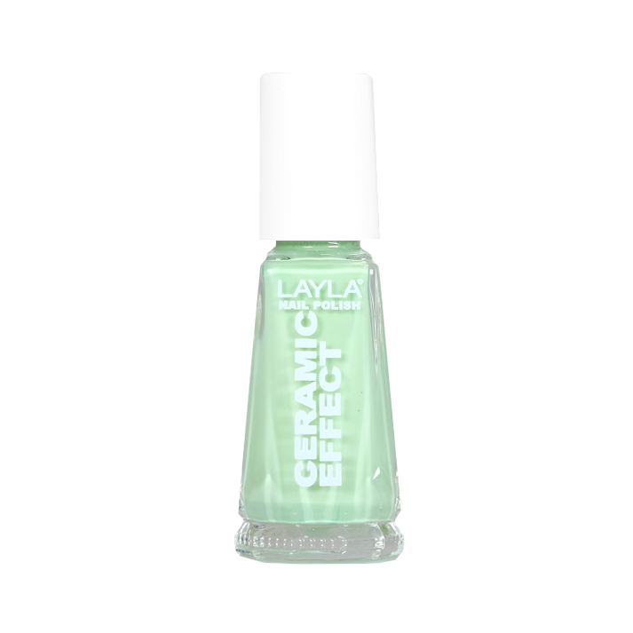 Layla Cosmetics Nail Polish Ceramic Effect N.56 Grass In The Wind - Lac de Unghii Clasic