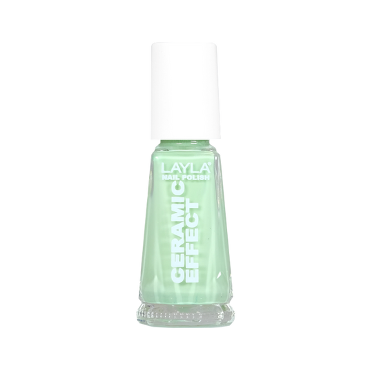 Layla Cosmetics Nail Polish Ceramic Effect N.56 Grass In The Wind - Lac de Unghii Clasic
