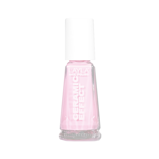 Layla Cosmetics Nail Polish Ceramic Effect N.57 My Pink Doll - Lac de Unghii Clasic
