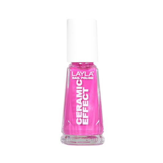 Layla Cosmetics Nail Polish Ceramic Effect N.58 Sour Cherry - Lac de Unghii Clasic