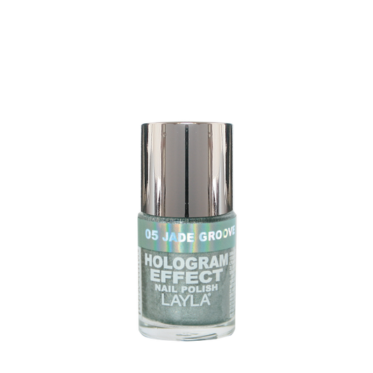 Layla Cosmetics Hologram Effect N.5 Jade Groove - Lac de Unghii Clasic cu Efect Holografic