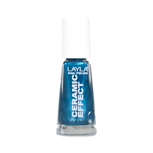 Layla Cosmetics Nail Polish Ceramic Effect N.60 Rain Forest - Lac de Unghii Clasic
