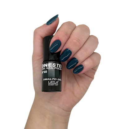 Layla Cosmetics One Step Gel Nail Polish N.60 Green Vogue - Oja Semipermanenta