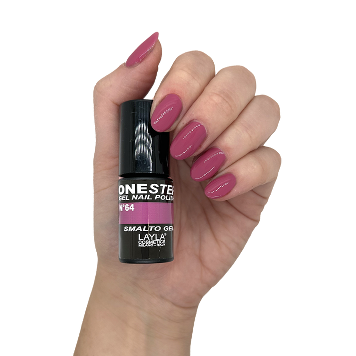 Layla Cosmetics One Step Gel Nail Polish N.64 Nasty - Oja Semipermanenta