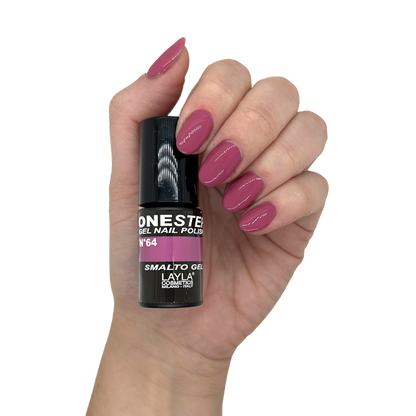 Layla Cosmetics One Step Gel Nail Polish N.64 Nasty - Oja Semipermanenta
