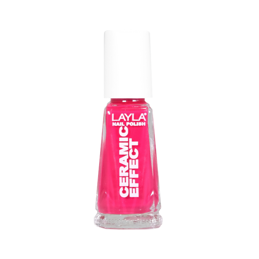 Layla Cosmetics Nail Polish Ceramic Effect N.67 Hypnotic Cherry - Lac de Unghii Clasic
