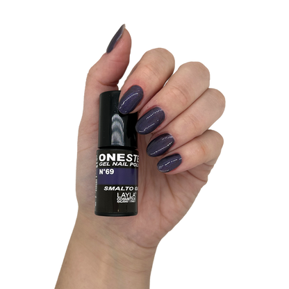 Layla Cosmetics One Step Gel Nail Polish N.69 Purple Panic - Oja Semipermanenta