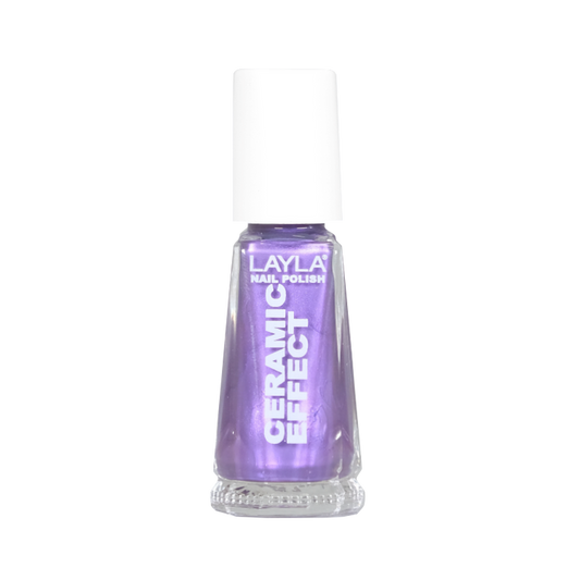 Layla Cosmetics Nail Polish Ceramic Effect N.71 Splendid Lilac - Lac de Unghii Clasic