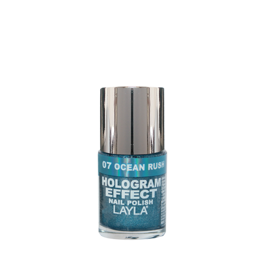 Layla Cosmetics Hologram Effect N.7 Ocean Rush - Lac de Unghii Clasic cu Efect Holografic