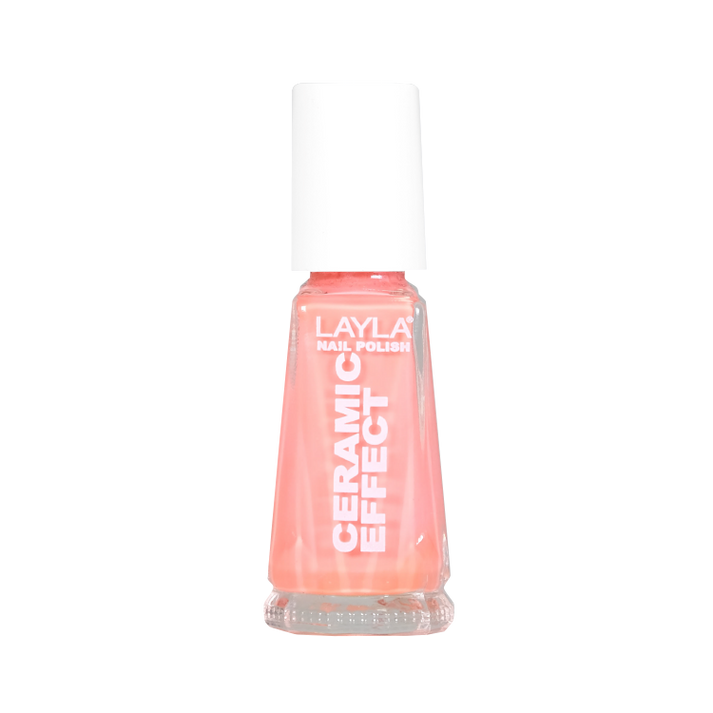 Layla Cosmetics Nail Polish Ceramic Effect N.85 Juicy Melon - Lac de Unghii Clasic