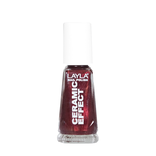 Layla Cosmetics Nail Polish Ceramic Effect N.87 Brunello - Lac de Unghii Clasic