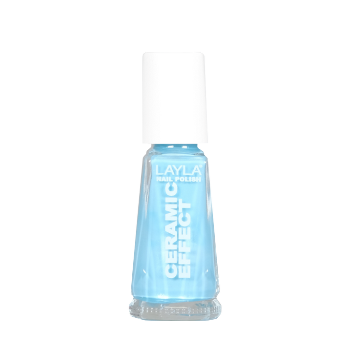 Layla Cosmetics Nail Polish Ceramic Effect N.89 On The Beach - Lac de Unghii Clasic