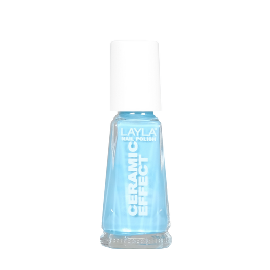 Layla Cosmetics Nail Polish Ceramic Effect N.89 On The Beach - Lac de Unghii Clasic