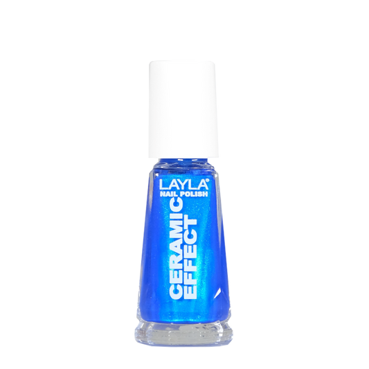 Layla Cosmetics Nail Polish Ceramic Effect N.95 Walking On The Ocean - Lac de Unghii Clasic