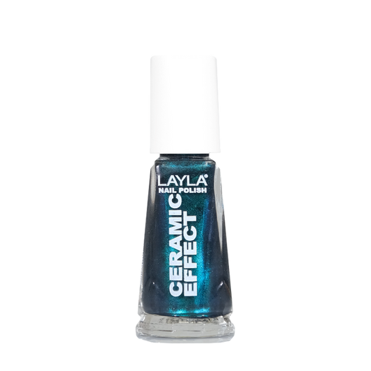 Layla Cosmetics Nail Polish Ceramic Effect N.97 Egyptian Night - Lac de Unghii Clasic