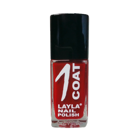 Layla Cosmetics One Coat Nail Polish N.7 Miss Red - Lac de Unghii Clasic